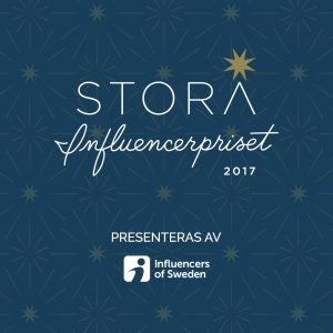 stora influencerpriset 2017 nominerade